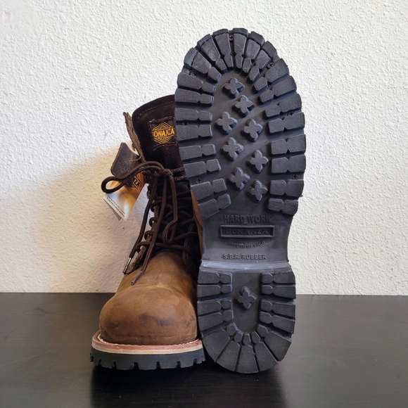 Bonanza Brown Leather Boots - Picture 3 of 4